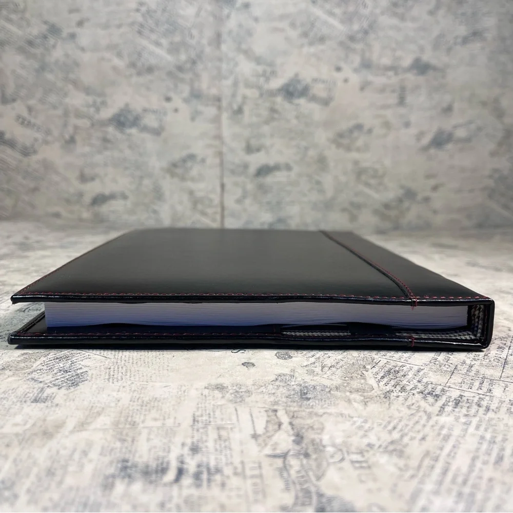 Cambridge Premium Leather Journal (Black Napa)